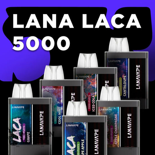 Lana Laca 5500 Rechargeable Disposable (Merlion Vape SG) - Merlion Vape SG 2