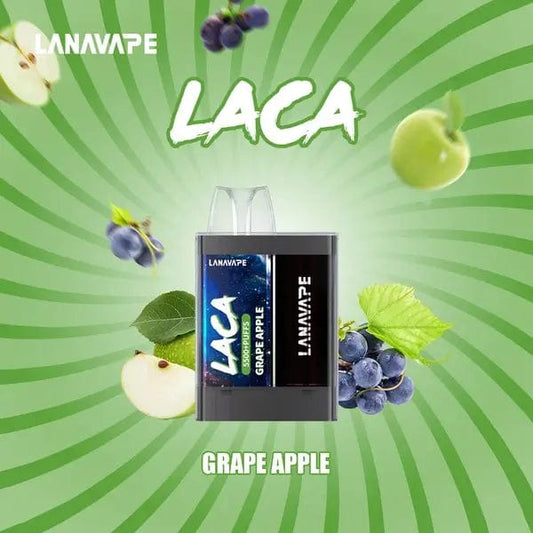 Lana Laca 5500 Rechargeable Disposable (Merlion Vape Sg) - Grape Apple - Merlion Vape Sg