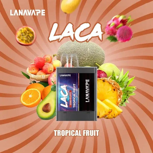 Lana Laca 5500 Rechargeable Disposable (Merlion Vape Sg) - Tropicana Fruit - Merlion Vape Sg